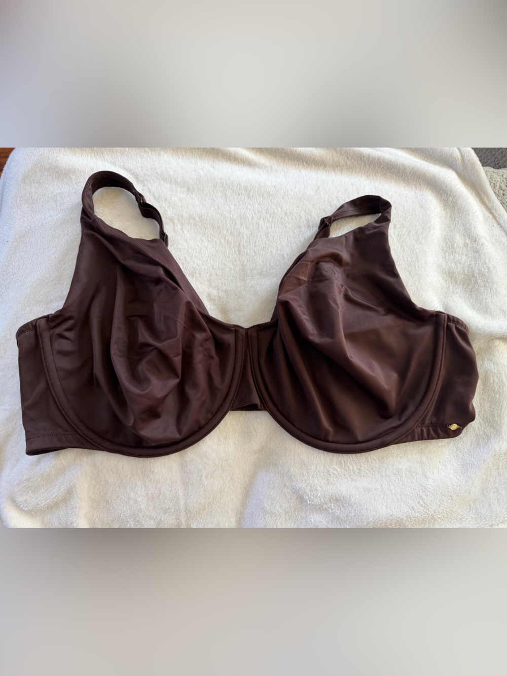 Cacique bra - 46DDD Smooth Brown Underwire Full-Coverage Bra